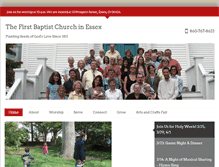 Tablet Screenshot of fbcinessex.org